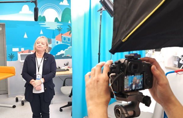 Nagrania filmowe w Centrum Wsparcia Pediatrycznych Badań Klinicznych