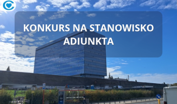 Ogłoszenie o konkursie na stanowisko adiunkta